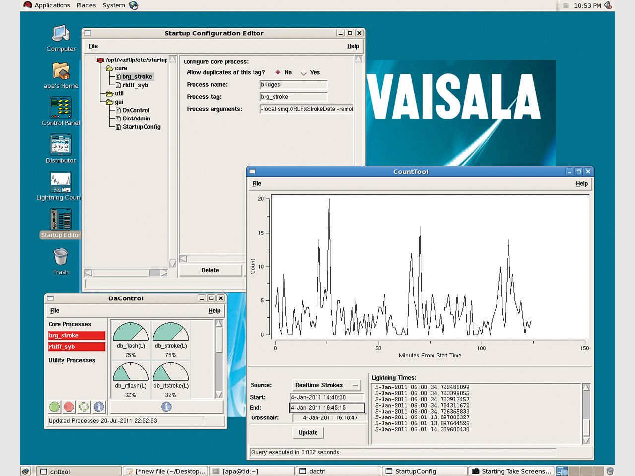Thunderstorm Total Lightning Database TLD100 and TLD200